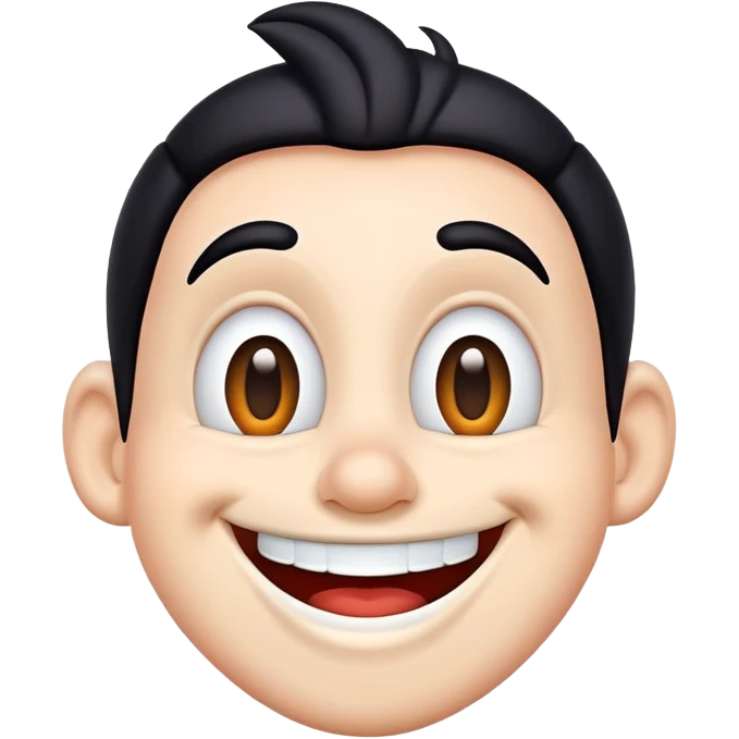 Goofy with a big smile emoji