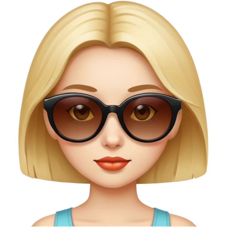 Girl with sunglasses  emoji