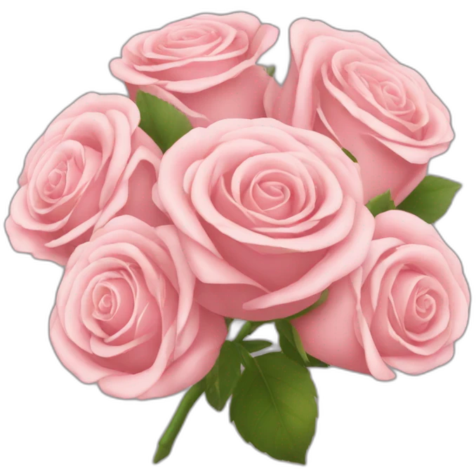 bouquet de roses fleurs emoji