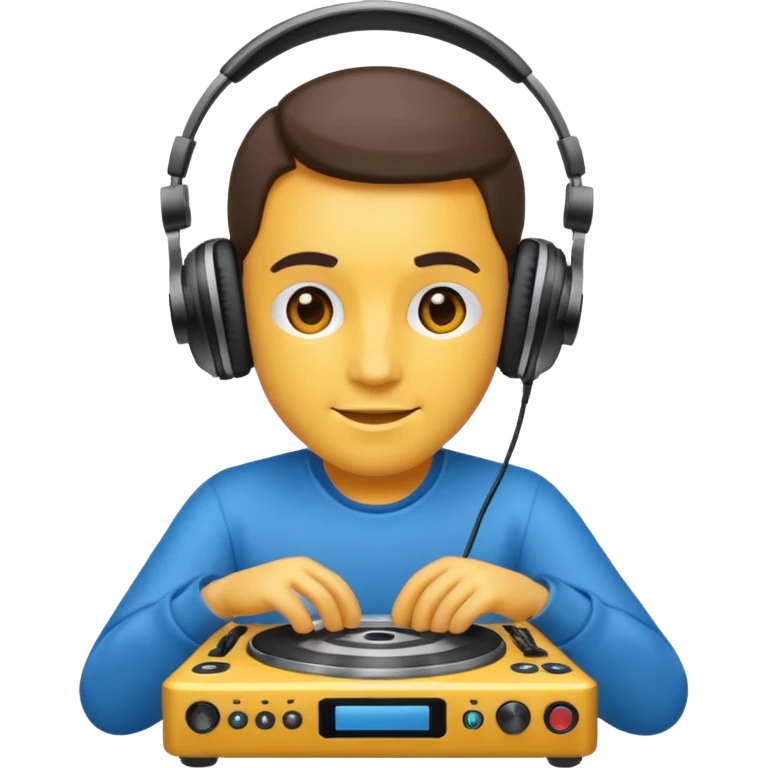 DJ with headphones emoji