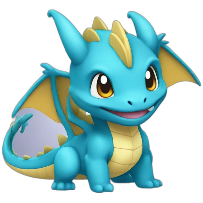 Dragonit chibi pokemon emoji