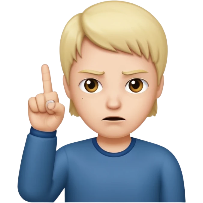 This emoji 🙄 with this one 🖕🏻 emoji