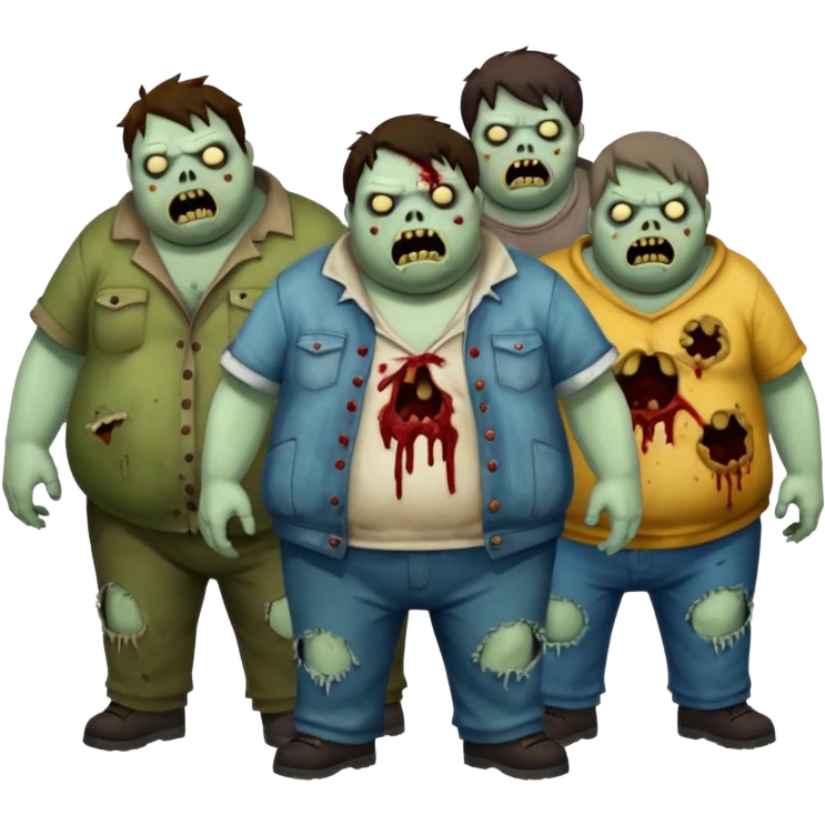 fat zombies emoji
