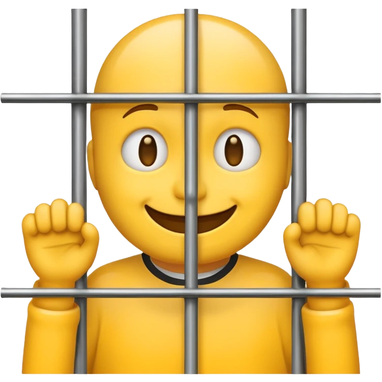 emoji behind bars emoji