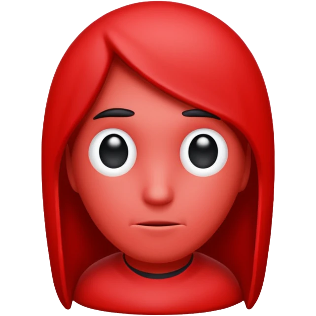 Among us character facing away from the camera while looking back emoji