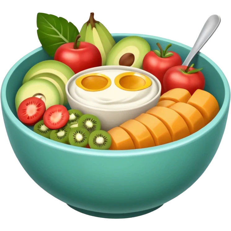 healthy bowl emoji