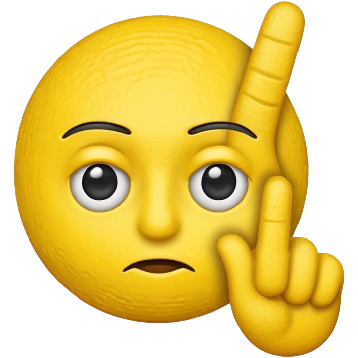 Eye-rolling emoji with fuck you finger emoji