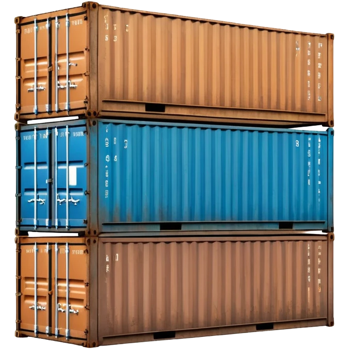 shipping container cargo emoji