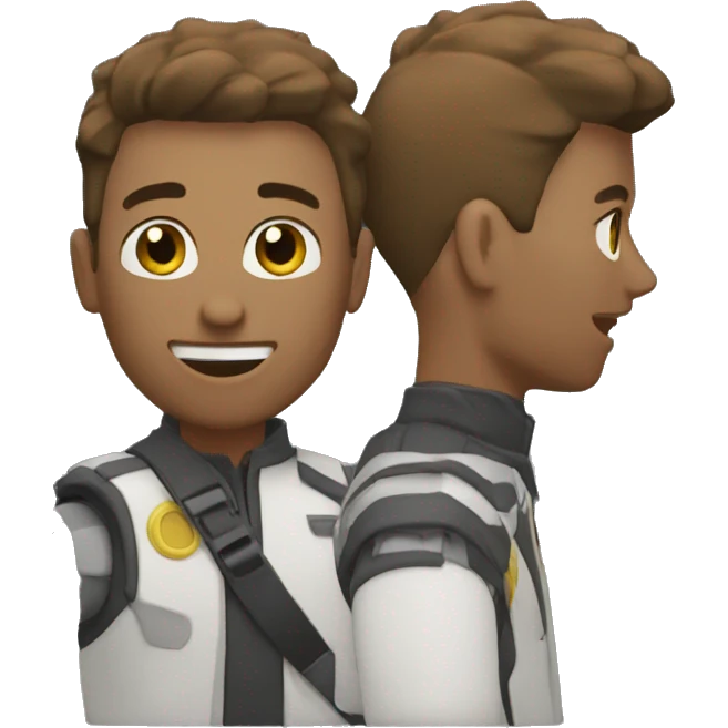 persona cortando un video emoji