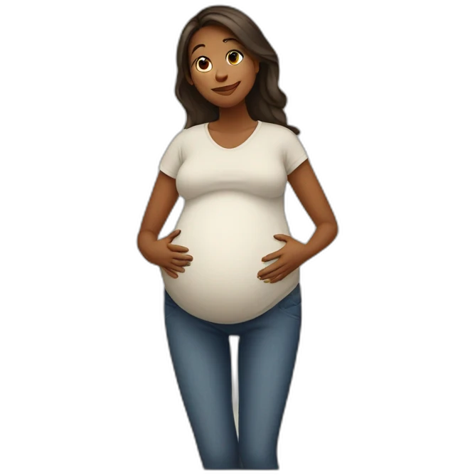 pregnant woman emoji