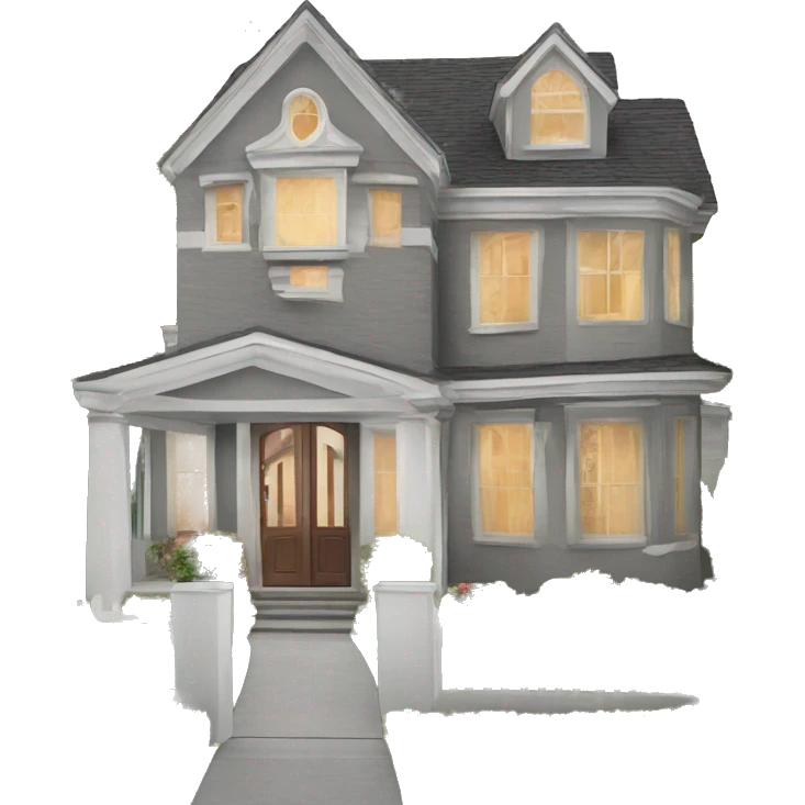 Create a luxury home sticker for real estate  emoji