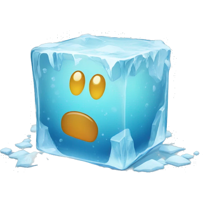 ice cubescolorful emoji
