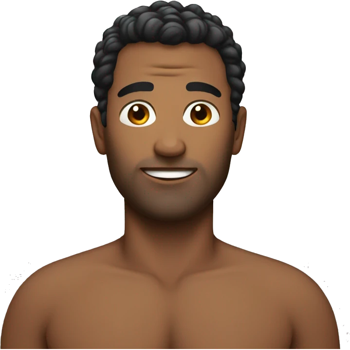 man with boobs emoji