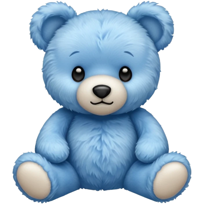 Blue Teddy  emoji