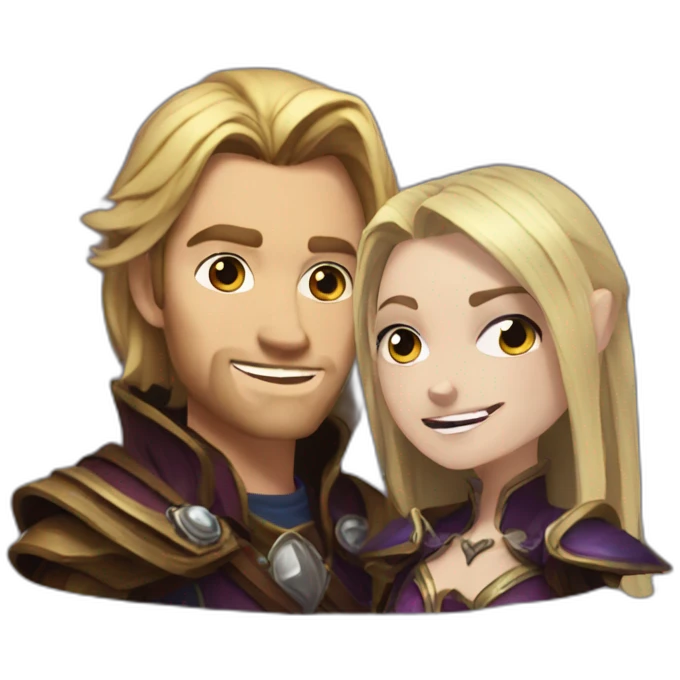 Sylvanas with Anduin emoji