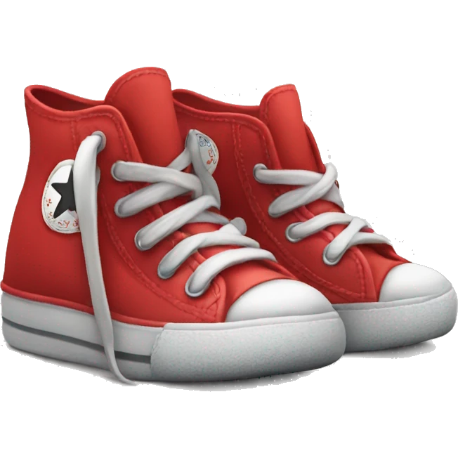 red converse  emoji