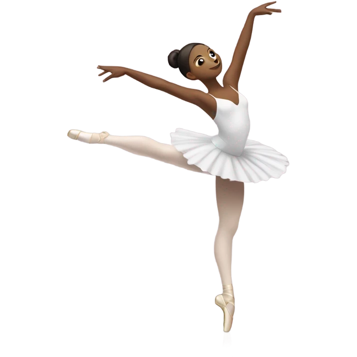 Ballet dancer in thigh highs emoji
