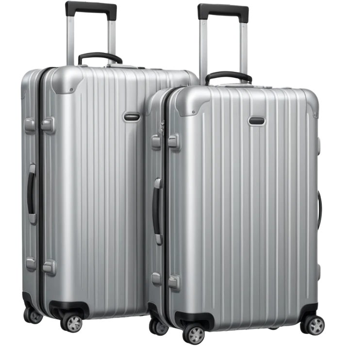 2 rimowa luggages emoji
