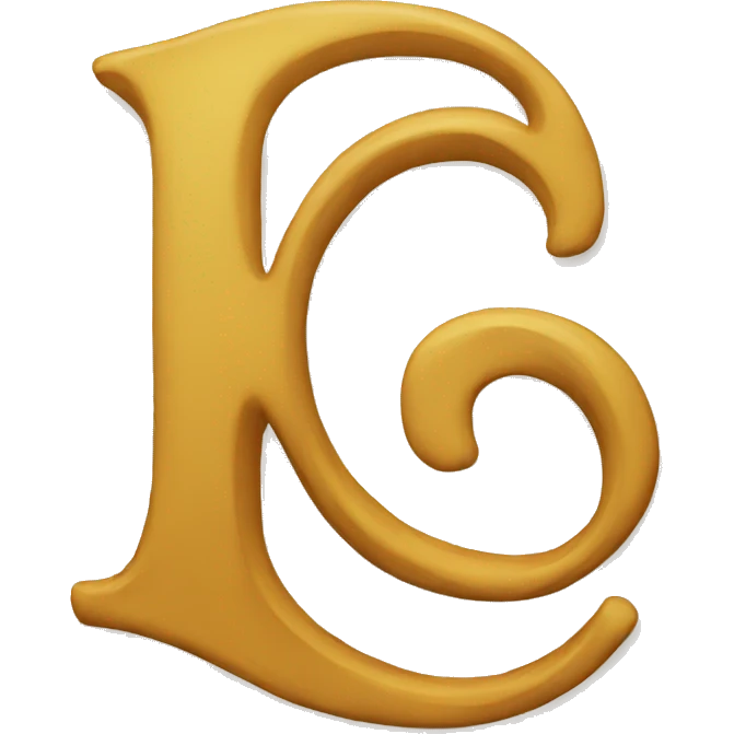 Lettre alphabet L emoji