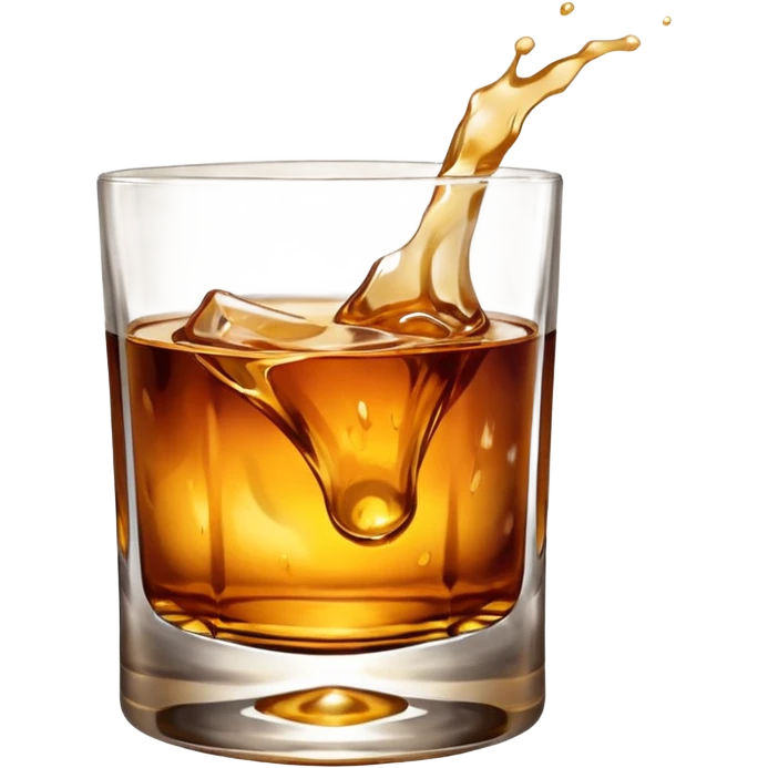 glass of whiskey emoji