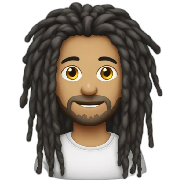 dreadlocks hair corteiz t-shirt emoji