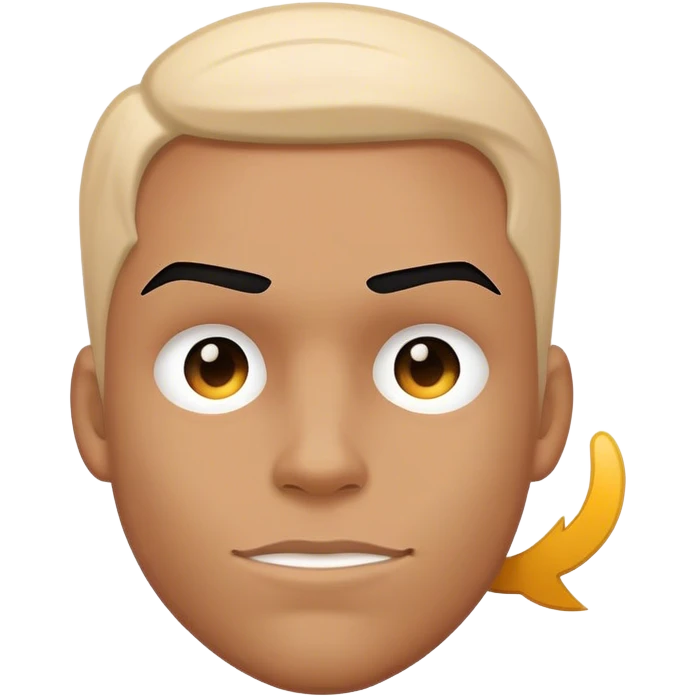 Comic hero with Text bubble saying emote￼ emoji