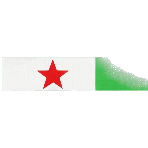 Flag of the Syrian revolution (switch the green and the black stripes) emoji