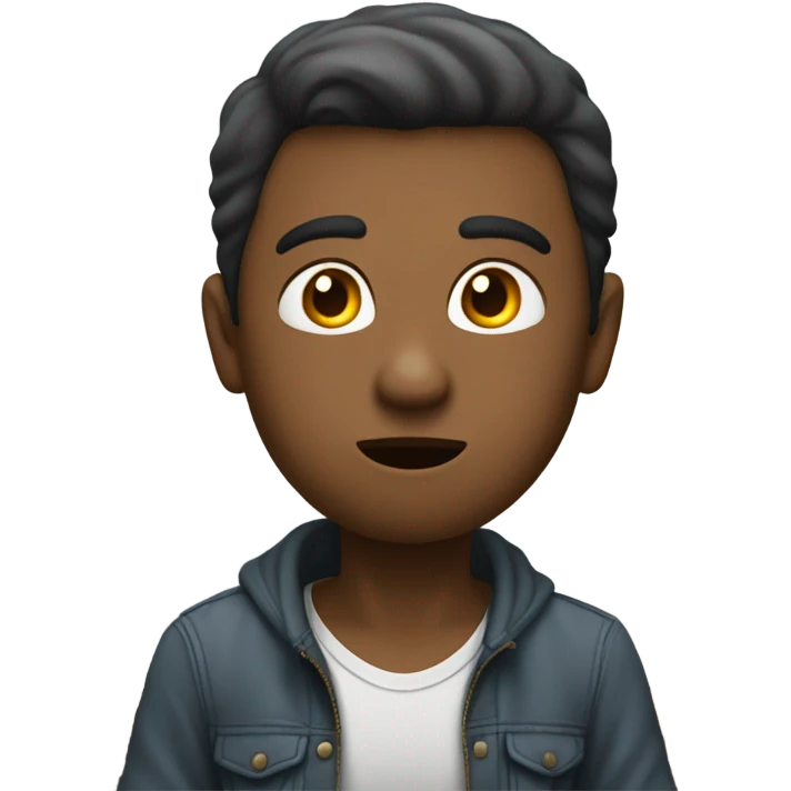 Mean face on a date emoji