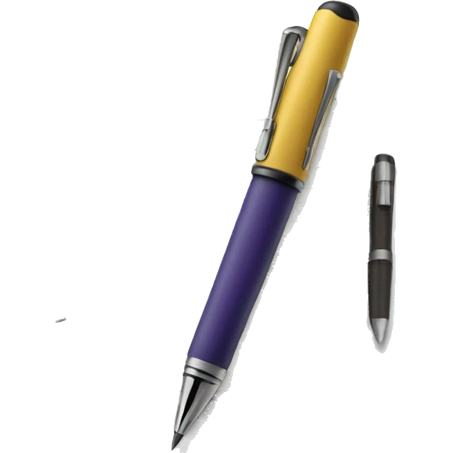 Pen writing in a notebook  emoji