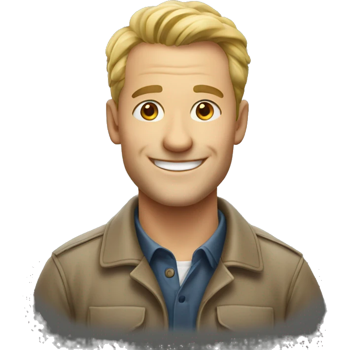 Smiling German man emoji