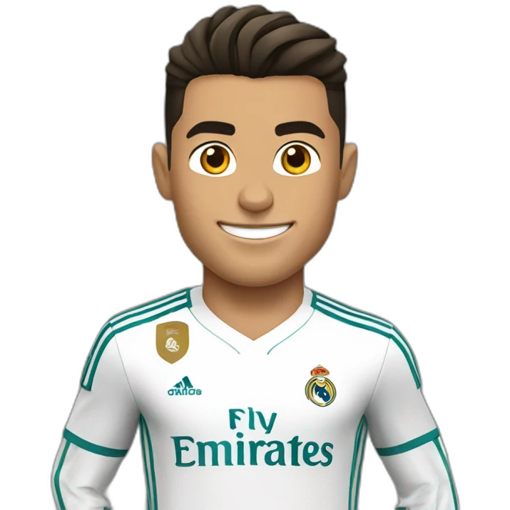 cristiano ronaldo real madrid emoji
