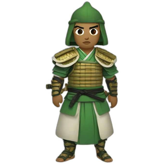 Algerian samurai  emoji