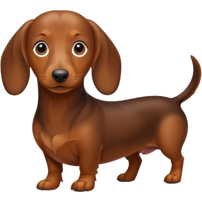 Perro salchicha emoji