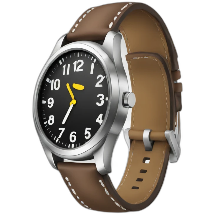 Mano reloj sujetando mi celu emoji