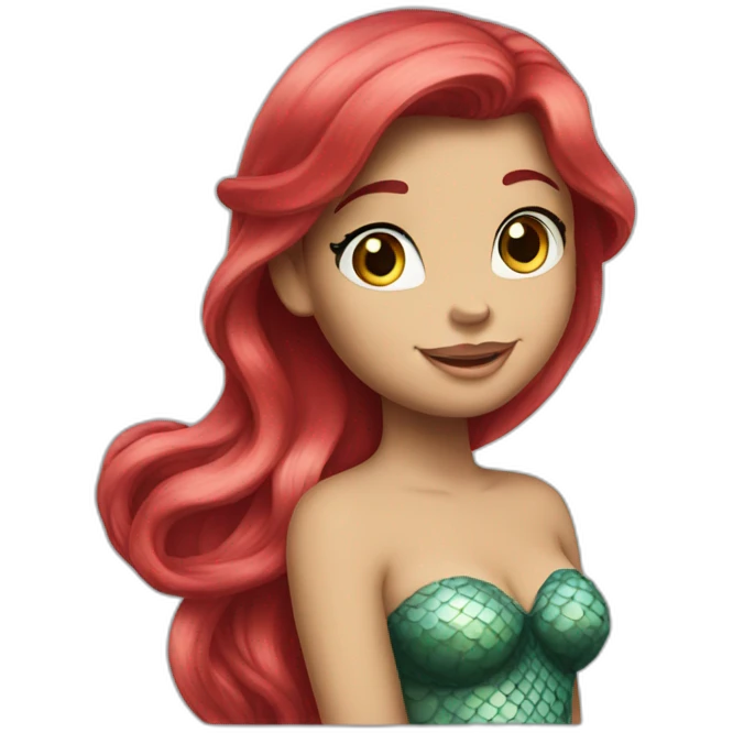 Little mermaid ariel emoji