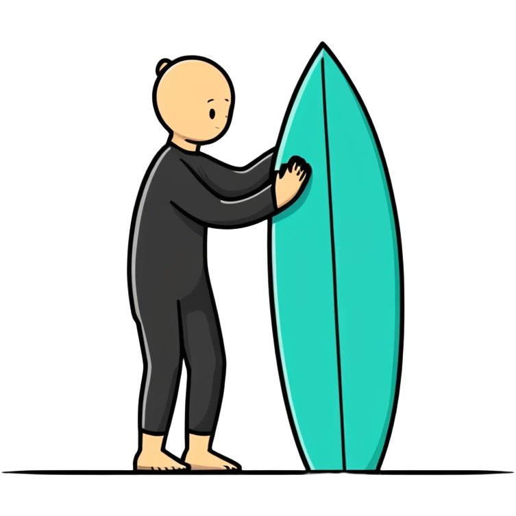 Bowing with surfboard emoji