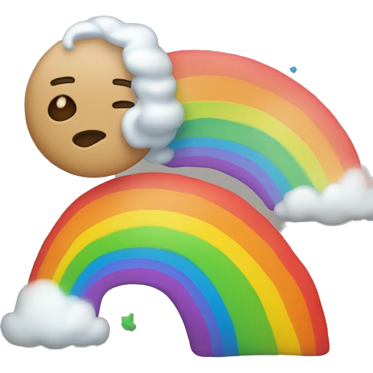 ￼￼ rainbow 😳 emoji