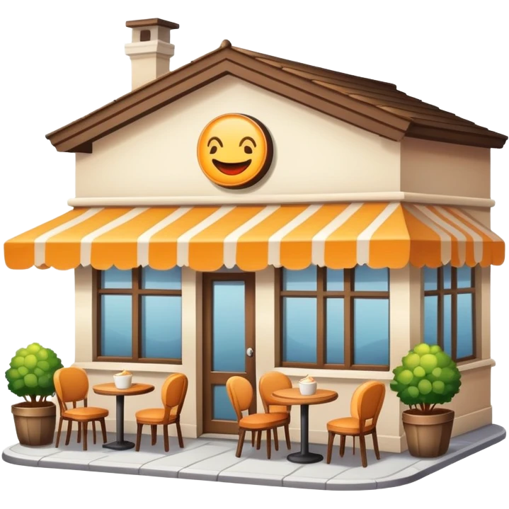 Cute cafe emoji
