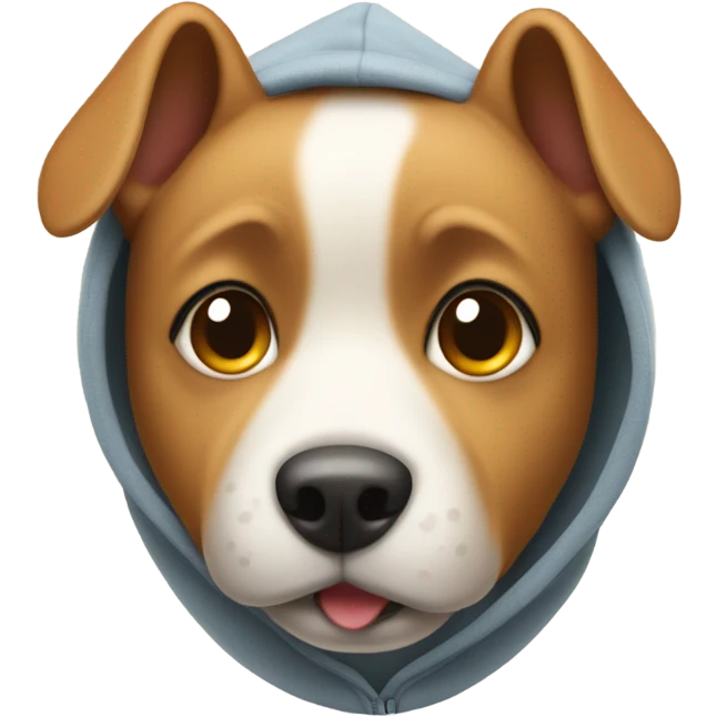 dog in a hoodie emoji