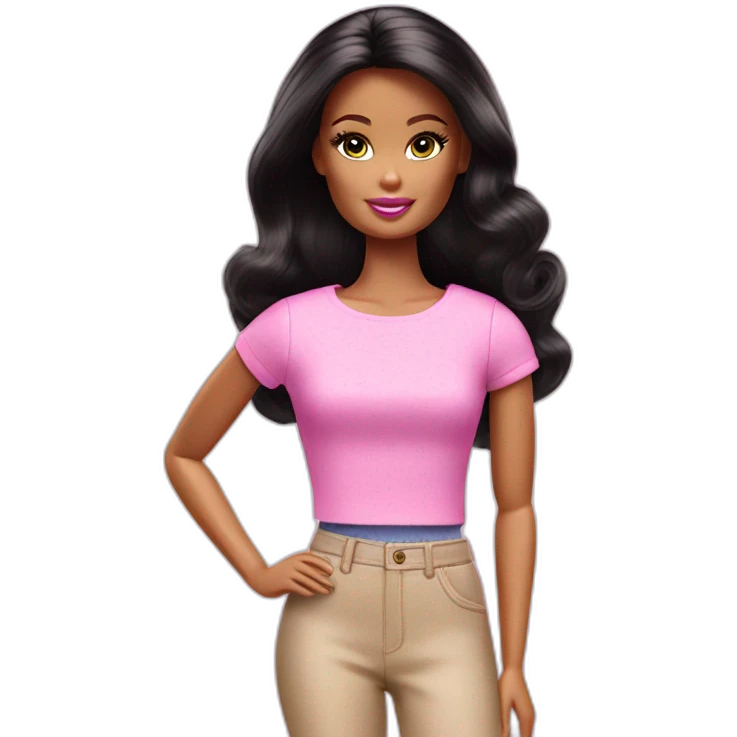 Barbie doll emoji