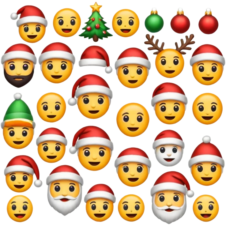 christmas emojis emoji