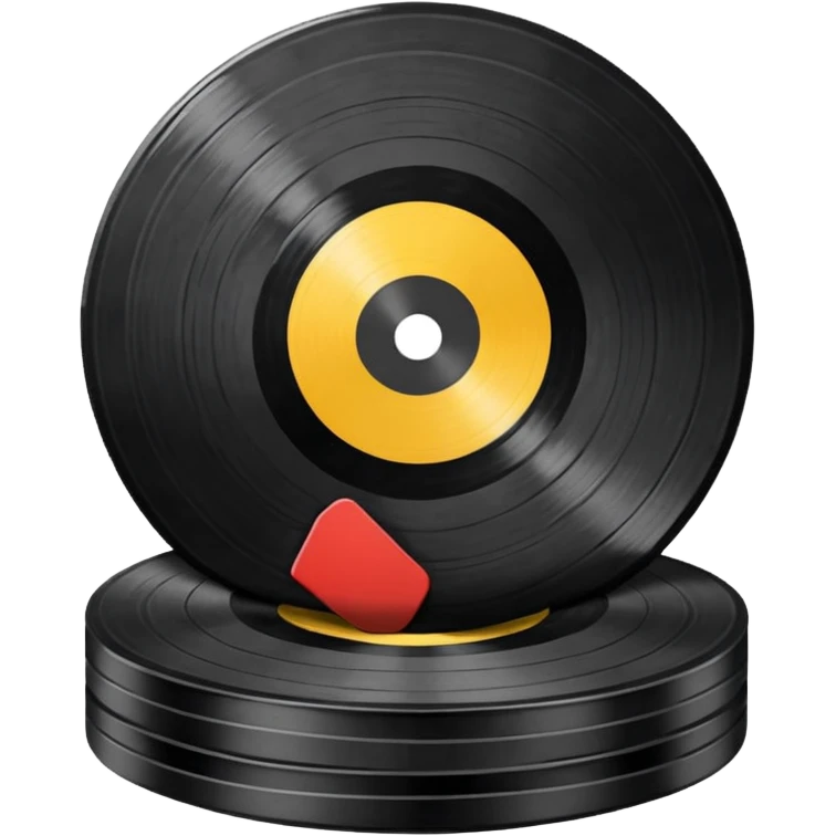 Stacked Vinyl Records emoji