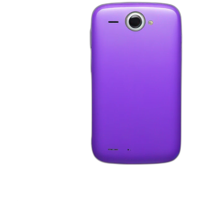 purple smartphone emoji