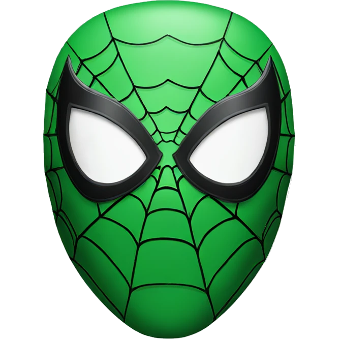 Spider-Man green mask emoji