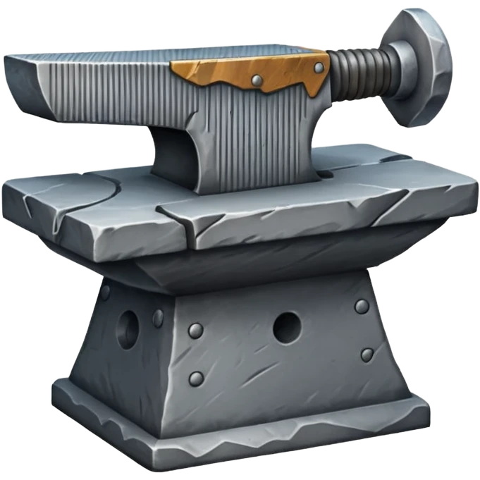 stone blacksmith's anvil emoji