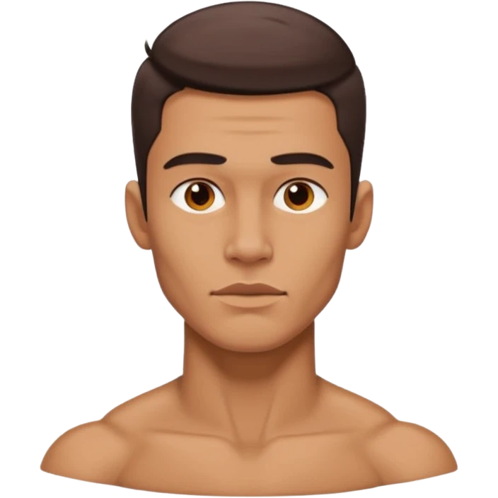 Cool Guy only neck emoji