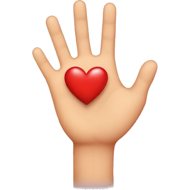 Corazón de manos  emoji
