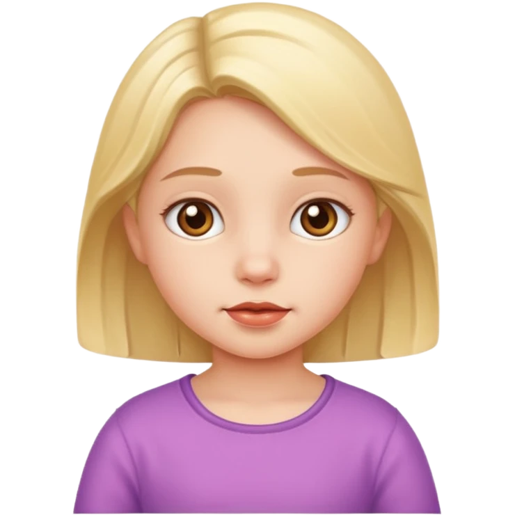 Я создаю маленькую девочка emoji