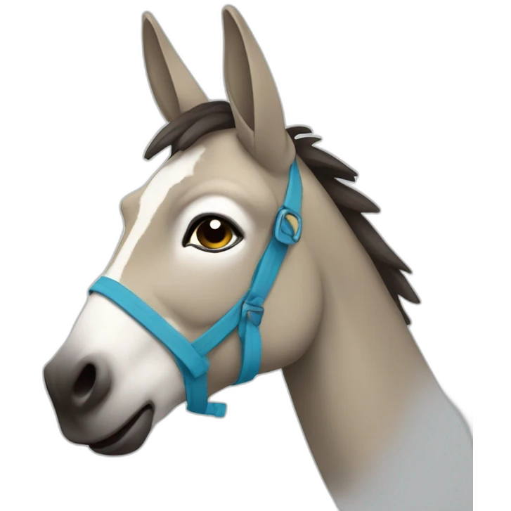 Un burro con capa emoji