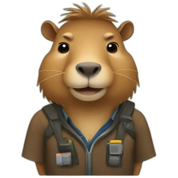 capybara programmer emoji